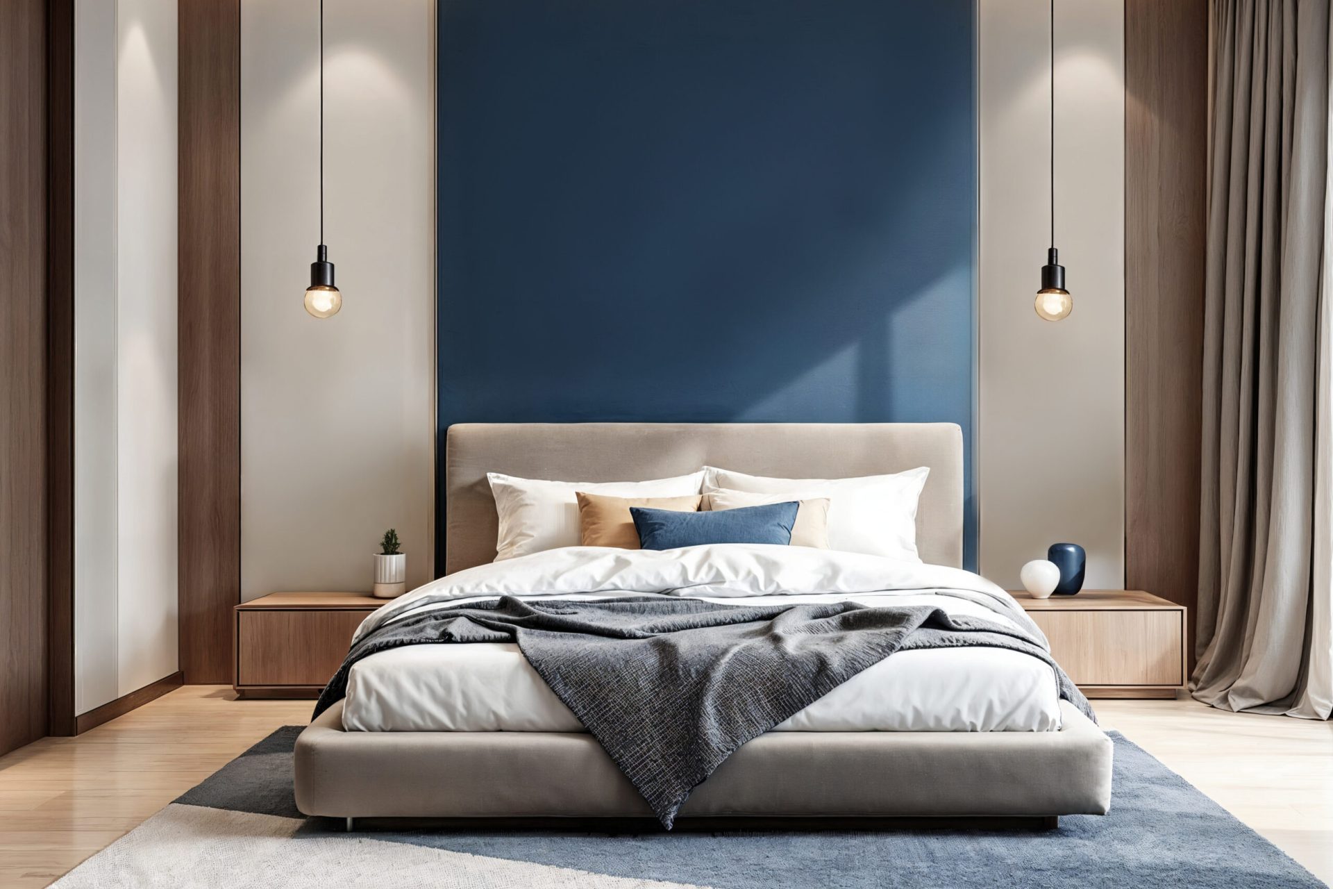 modern-bedroom-interior-design-with-blue-accent-wall